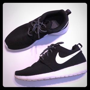 Black and White Nike Shoes